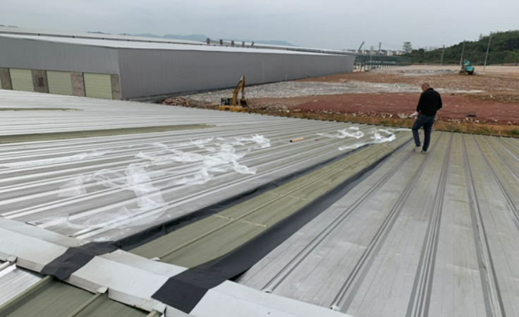 南沙厂房屋面防水维修案例